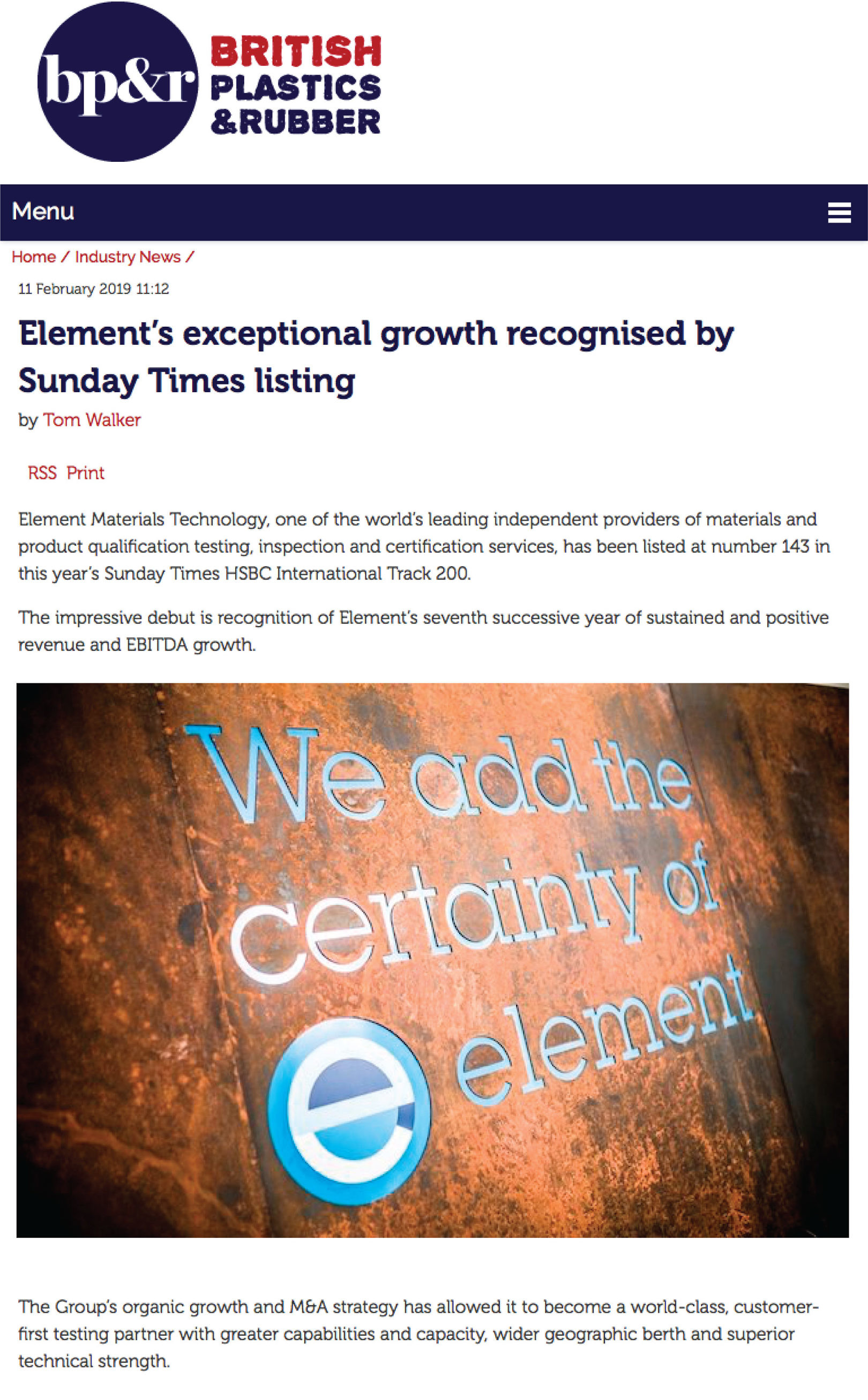 Element | Cue